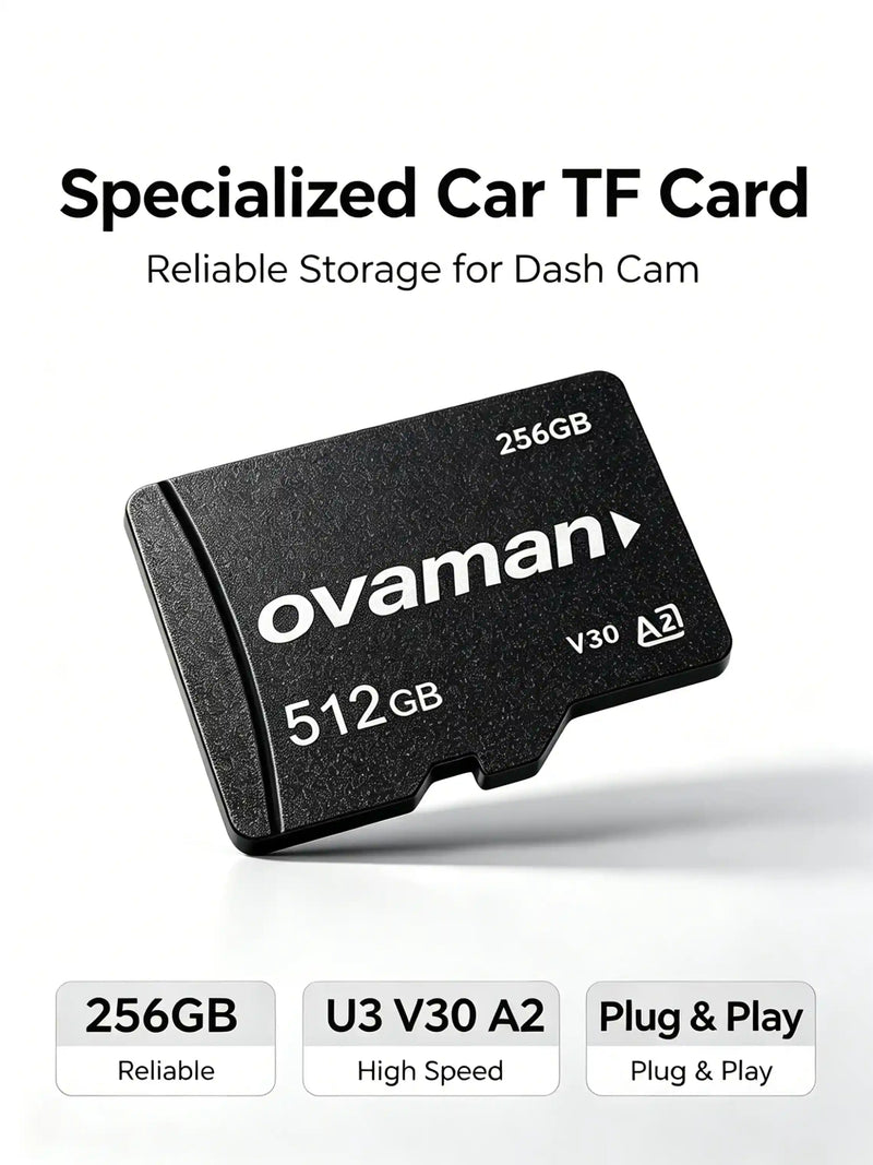 OVAMAN 256GB Micro SD Card – High-Speed, High-Capacity Storage for Your Dash Cam-2