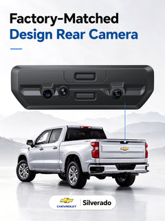 ovaman OEM‑Style Streaming Rearview Mirror with Dash Cam for Chevy Silverado– 60fps Dual Recording-4