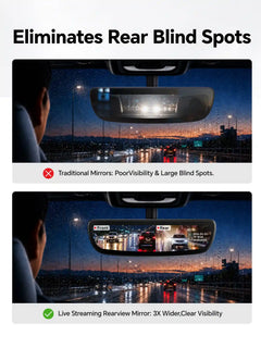 ovaman OEM‑Style Streaming Rearview Mirror with Dash Cam for Chevy Silverado-2