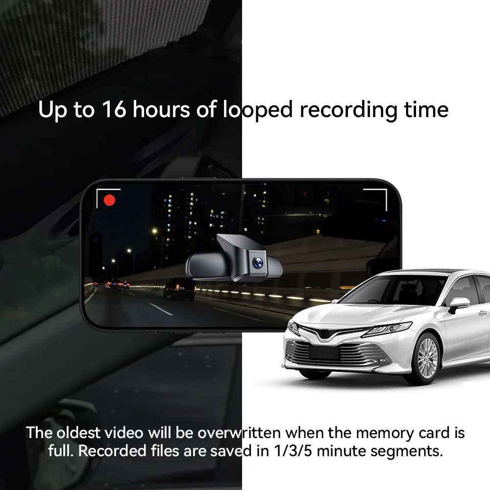 4K Dash Cam for Alfa Romeo，with STARVIS 2 Sensor, WiFi, App, Loop Recording, G-Sensor,  24H Parking Mode-6